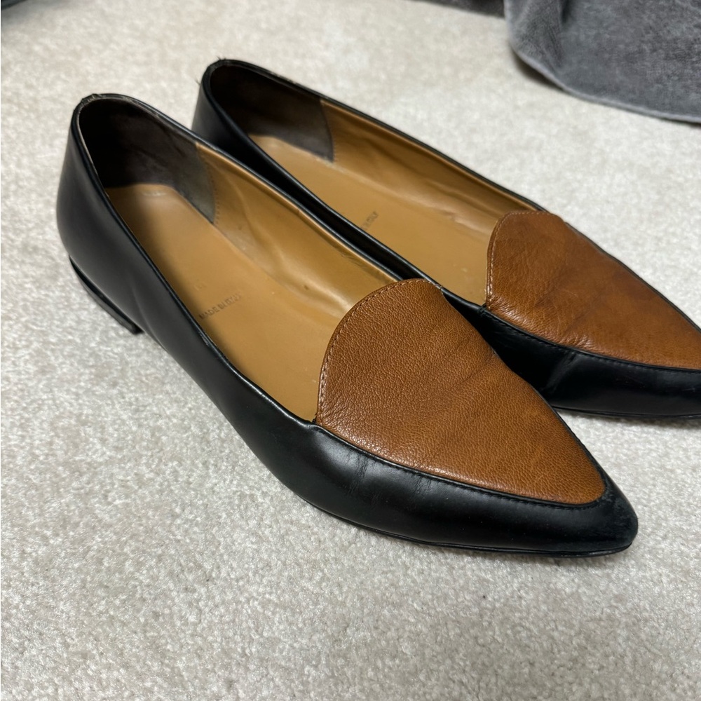 Elegant Black and Brown Women's Loafers